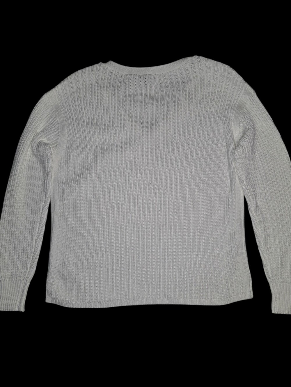 Talbots Ribbed V-Neck Pullover-M - Picture 3 of 7